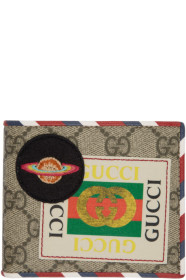 Gucci - ベージュ GG スープリーム クーリエ ウォレット