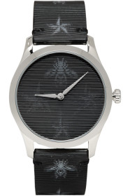 Gucci - Silver Hologram Bee G-Timeless Watch