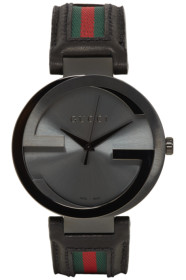 Gucci - Black Interlocking Watch