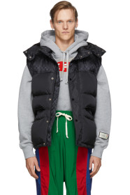 Gucci - Black Down GG Vest