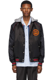 Gucci - Black Hooded Bomber Jacket
