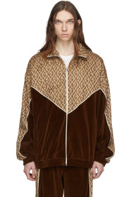 Gucci - Brown Logo Track Jacket