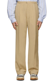 Gucci - Brown Lightweight Wool Trousers