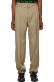 Gucci - Tan Wool Trousers
