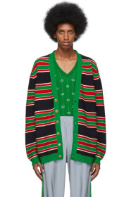 Gucci - Navy Striped Cardigan