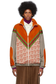 Gucci - Orange Tiger Heads Sweater