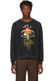 Gucci - ブラック マッシュルーム スウェットシャツ