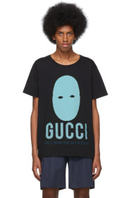 Gucci - Black & Blue Manifesto T-Shirt