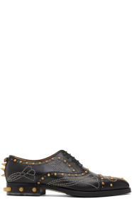 Gucci - Black Studded Brogues
