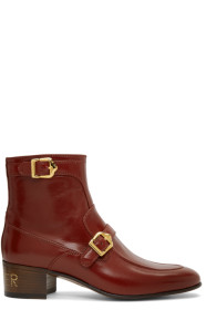 Gucci - Red Ebal Boots