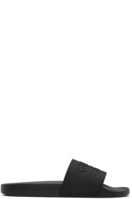 Gucci - Black Vintage GG Pool Slides