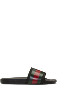 Gucci - Sandales à enfiler noires Pursuit