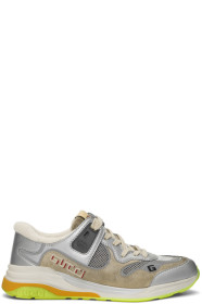Gucci - Silver & Grey Ultrapace Sneakers