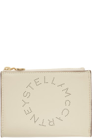 Stella McCartney - Pochette à logo blanche Eco Soft Small