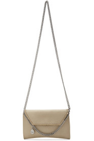 Stella McCartney - 驼色迷你 Falabella 单肩包