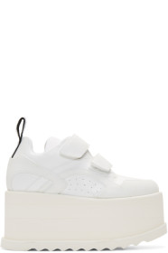 Stella McCartney - White Eclypse Platform Sneakers