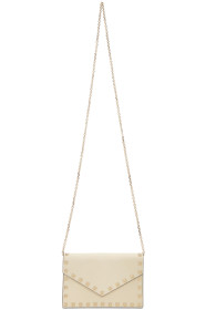 Valentino - Off-White Valentino Garavani Rockstud Chain Bag