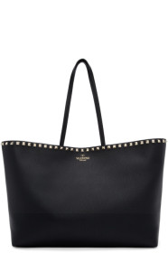Valentino - Cabas noir Rockstud Shopper Valentino Garavani