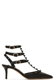 Valentino - Black Valentino Garavani Rockstud Heels