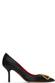 Valentino - Black Valentino Garavani VLogo 80 Heels