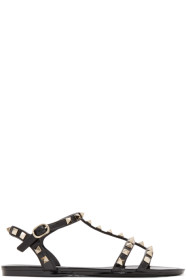 Valentino - Black Valentino Garavani Rockstud Jelly Sandals