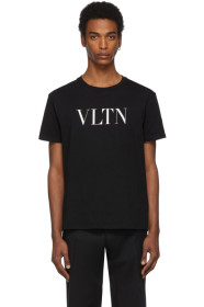 Valentino - Black & White 'VLTN' T-Shirt