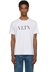 Valentino - White 'VLTN' T-Shirt