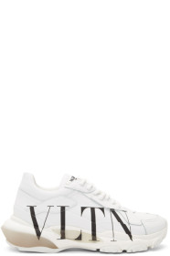 Valentino - White Valentino Garavani 'VLTN' Bounce Sneakers