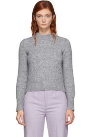 AMI Alexandre Mattiussi - Grey Alpaca Pullover Sweater