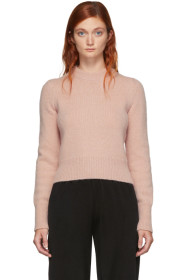 AMI Alexandre Mattiussi - Pink Pullover Alpaca Wool Sweater