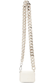 Kara - White Biker's Wallet Bag