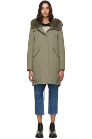 Yves Salomon - Army - Khaki Bachette Parka