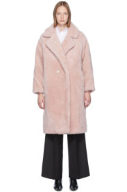 Yves Salomon - Meteo - Pink Woven Wool Coat