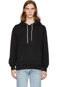 Naked & Famous Denim - SSENSE 限定 ブラック コットン フーディ