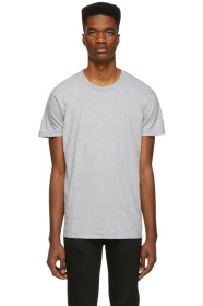 Naked & Famous Denim - Grey Circular Knit T-Shirt