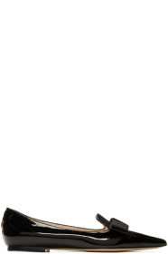 Jimmy Choo - Chaussures en cuir verni noires Gala