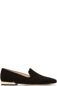 Jimmy Choo - Black Suede Jaida Flats