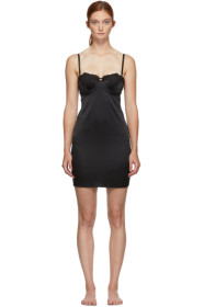 Fleur du Mal - Black Lace James Cup Slip Dress
