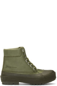 Jacquemus - Khaki 'Les Meuniers Hautes' Boots