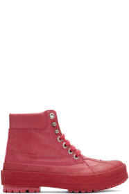 Jacquemus - Pink 'Les Meuniers Hautes' Boots
