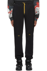 Pyer Moss - Pantalon de survêtement noir College Slouch