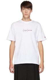 Yohji Yamamoto - T-shirt à manches courtes blanc édition New Era