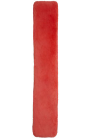Yves Salomon - Red Rex Rabbit Fur Short Scarf
