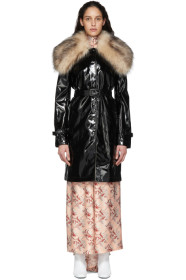 Paco Rabanne - Black Patent Coat