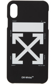Off-White - ブラック & ホワイト アロー iPhone Max ケース