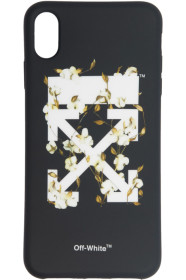 Off-White - ブラック コットン アロー iPhone XS Max ケース