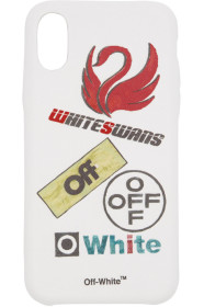 Off-White - White Multilogo iPhone X Case