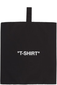 Off-White - Black & White 'T-Shirt' Pouch