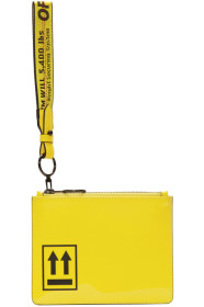Off-White - Yellow Patent Pouch