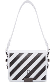Off-White - Sac à rabat blanc Diag